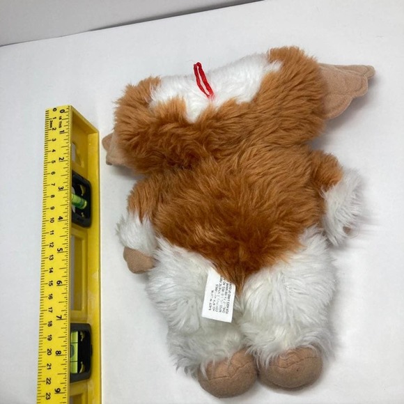 Gremlins Gizmo 8" Stuffed Plush Furry White Brown Toy Nanco 2001 Mogwai - Picture 2 of 10